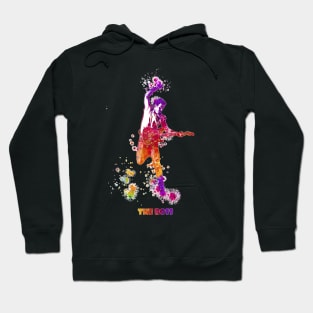 Bruce Springsteen The Boss Watercolor Splatter 04 Hoodie